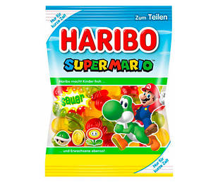 Цукерки желейні тропічні фрукти Haribo Tropifrutti,175 г, жувальні цукерки Харібо, ведмедики золоті