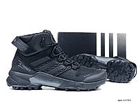 Кроссовки зимние мужские Adidas Terrex черные, Адидас Терекс с мехом, код SD-11983