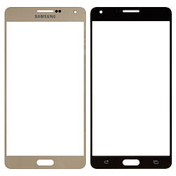 Скло корпусу Samsung A700 Galaxy A7 gold