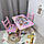 Столик 2 стільчика 1-5 рочків Лол, столик та стільчик дитячий, столик для малювання, столик для дівчинкик дитячий для дівчинки, фото 2