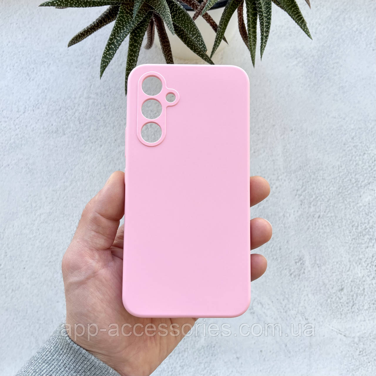 Чохол на Samsung Galaxy A54 5G Silicone Case рожевий силіконовий / для Самсунг Гелексі А54