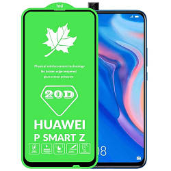 Стекло HUAWEI P Smart Z/P Smart Pro/Honor 9X/Y9 Prime 2019 (20D, black) без упаковки