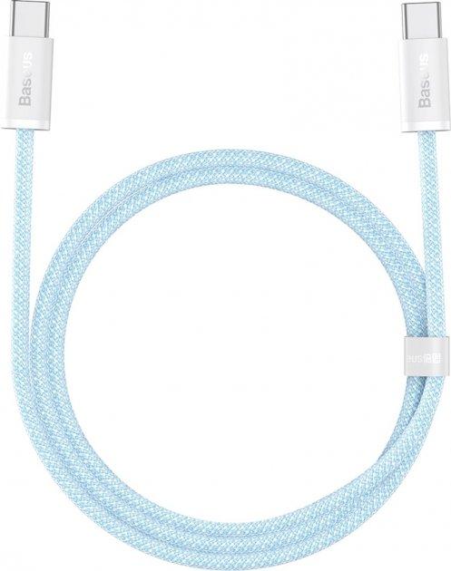 Кабель зарядный Baseus USB Type-C to Type-C USB C Dynamic Series 100 Вт 1 м Blue (CALD000203)