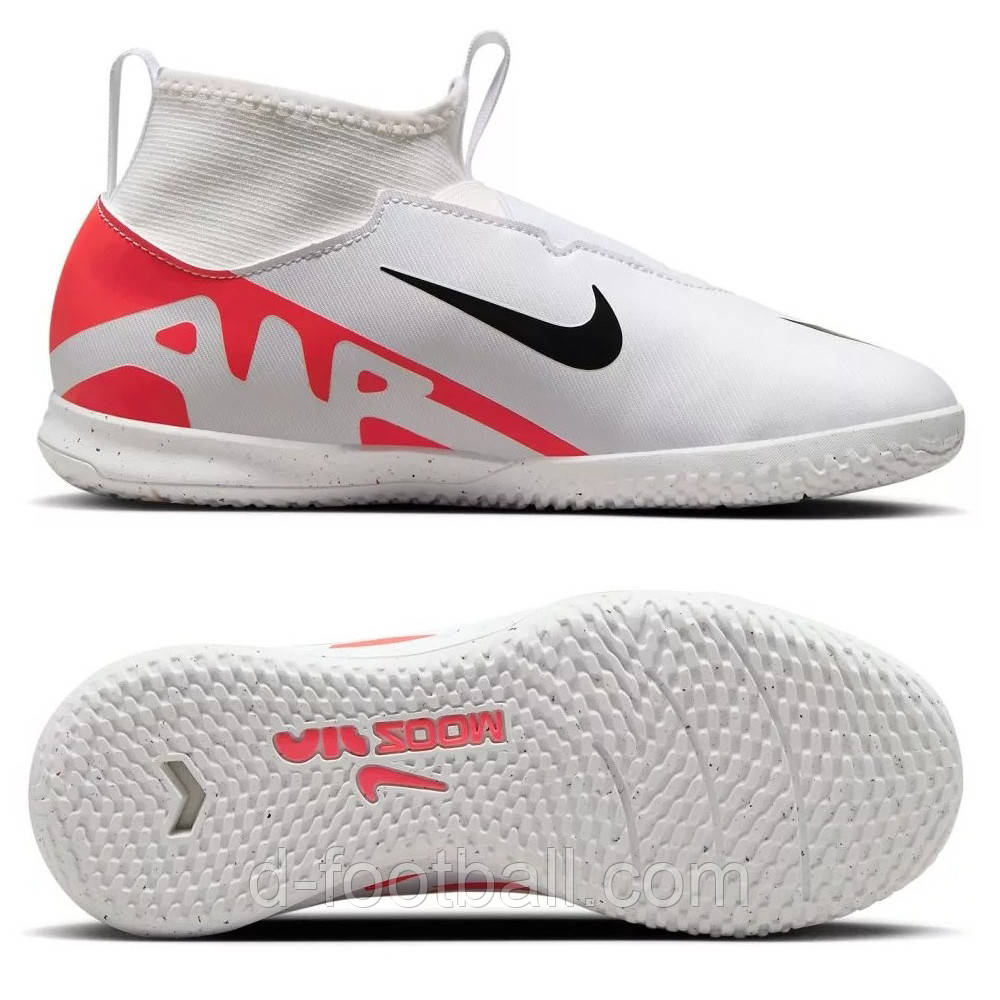 Дитячі футзалки Nike Air Zoom Mercurial Superfly 9 Academy Ic DJ5615-600, Білий, Розмір (EU) — 38, фото 1