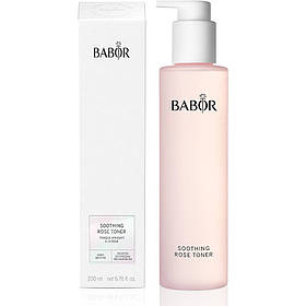 Пом'якшувальний зволожувальний рожевий тонік для обличчя Babor Cleansing Soothing Rose Toner 200 мл