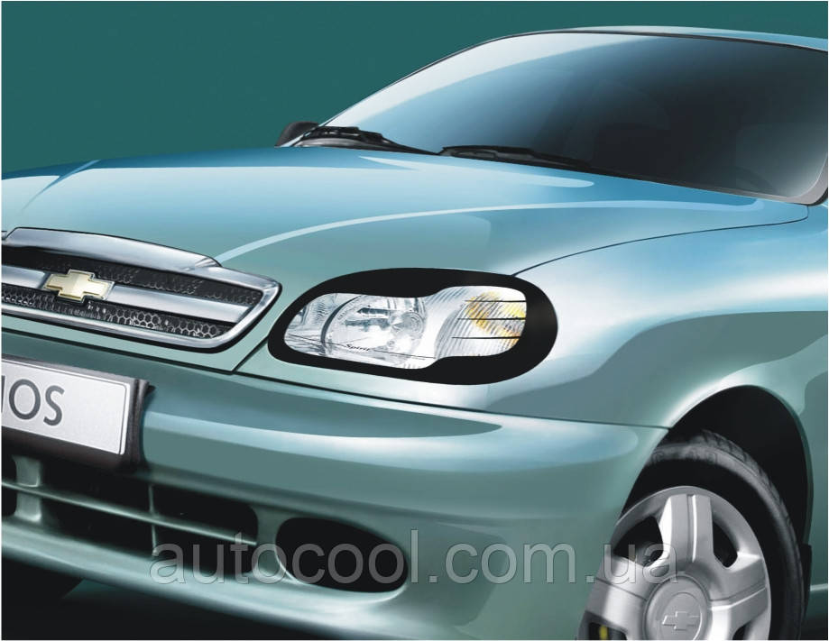 Захист передніх фар Daewoo Lanos, Sens 1997+ Део Ланос, Сенс