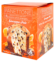 Кекс Panettone Giuseppe polo с изюмом и апельсиновыми цукатами 500г