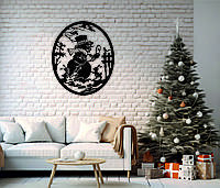 Декоративное настенное Панно «Снеговик», Декор на стену