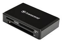 Зчитувач Кардрідер Transcend TS-RDF9K2 USB 3.1 Type-A -> microSD/SD/CF UHS-II Чорний (код 116870)