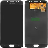 Дисплей для Samsung Galaxy J7 J730 (2017), модуль в сборе (экран и сенсор), с регулир. яркости, TFT Черный