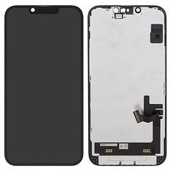 Дисплей iPhone 14 у зборі із сенсором і рамкою black (оригінал завод)