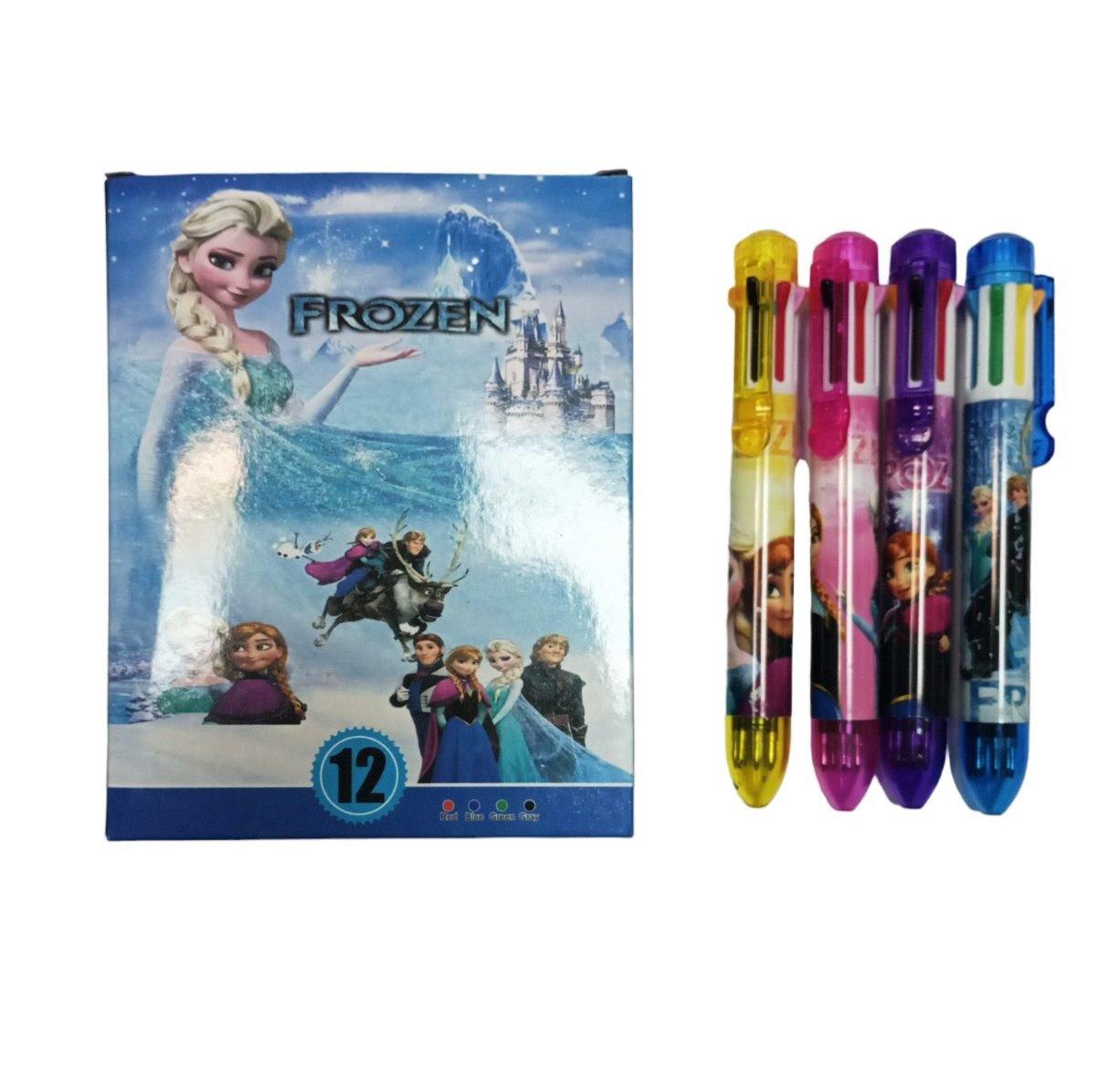 Ручка  дитяча багатоколірна 8 кольорів Frozen, фото 1