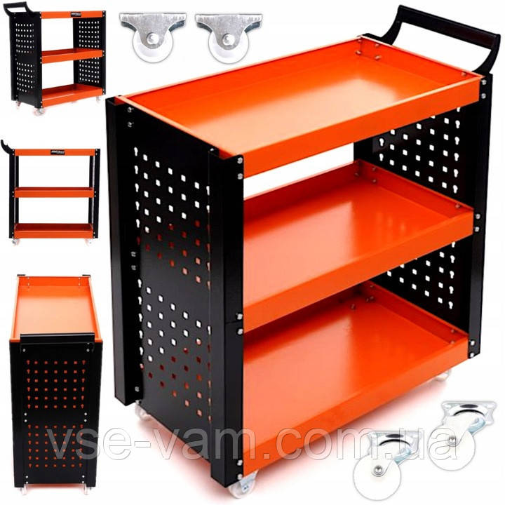 Візок інструментальний для майстерні підкотний Kraft&Dele KD365, фото 1