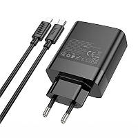 Сетевое зарядное устройство Hoco Type-C to Lightning Cable Intelligent four-port C127A 3хUSB/1Type-C 45W/3A