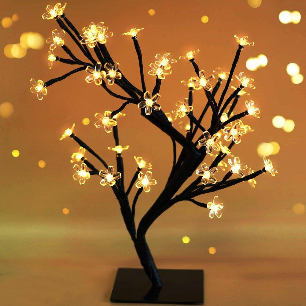 Світлодіодне дерево гірлянда "Квіти", 30см, 24LED, 220V, IP40