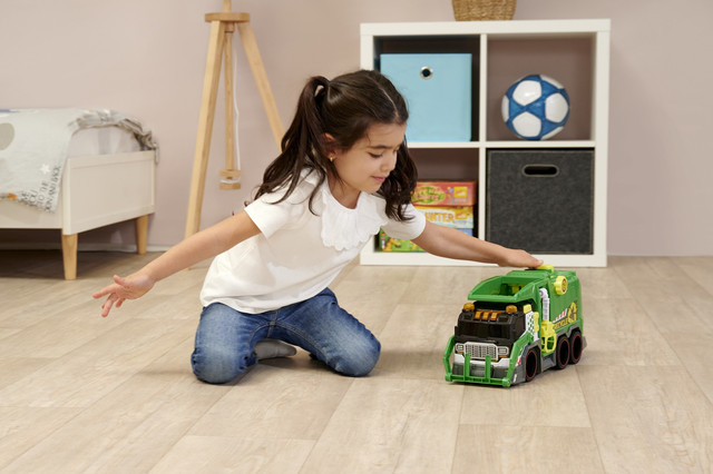 Машинка Dickie Toys Сміттєвоз з контейнером зі світловими та звуковими ефектами 41см (3307001)