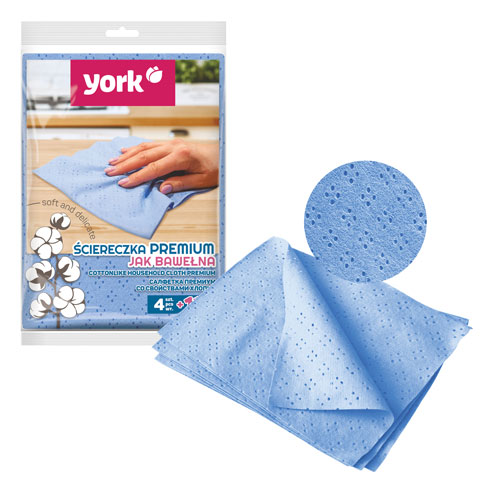 Серветки York Premium, бавовна, 4+1 шт