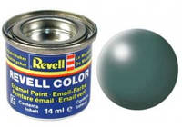 Краска эмалевая Revell № 364 Лиственно-зеленая шелково-матовая, 14 мл. (RVL-32364)