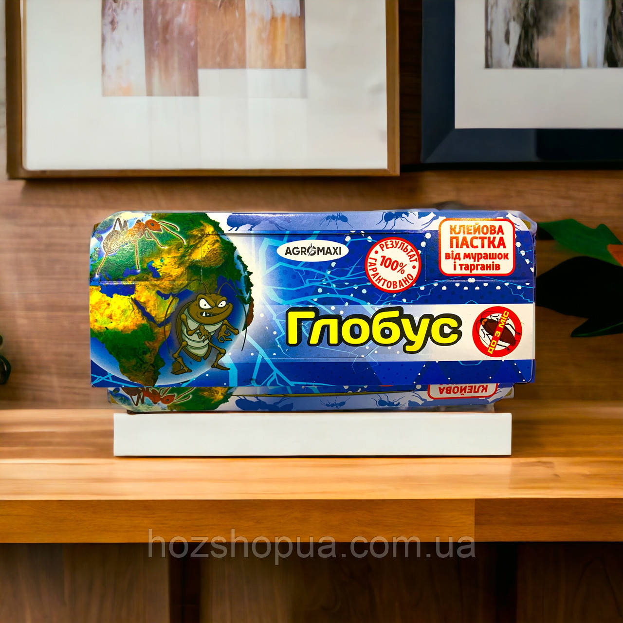 Інсектицид від тарганів та мурах Глобус клейова пастка Agromaxi (Агромаксі)