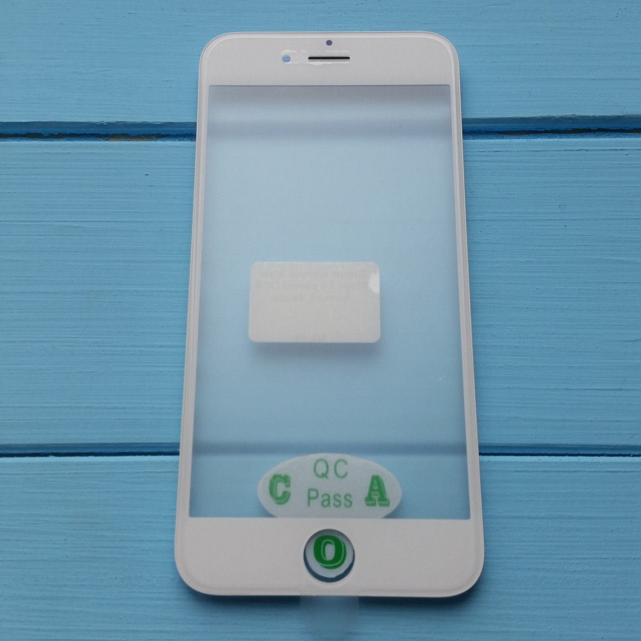 Скло корпусу Apple iPhone 6 з рамкою, OCA плівкою White