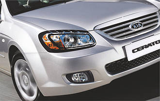 Захист передніх фар Kia Cerato 2006-2008 р.в. Кіа Черато