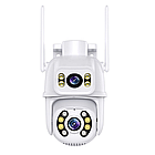 Wifi камера відеоспостереження 8Мп, 2 об'єктиви, Dual IP Camera / Вулична камера з датчиком руху, фото 9