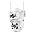Wifi камера відеоспостереження 8Мп, 2 об'єктиви, Dual IP Camera / Вулична камера з датчиком руху, фото 3