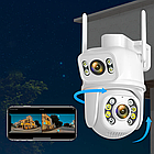 Wifi камера відеоспостереження 8Мп, 2 об'єктиви, Dual IP Camera / Вулична камера з датчиком руху, фото 8