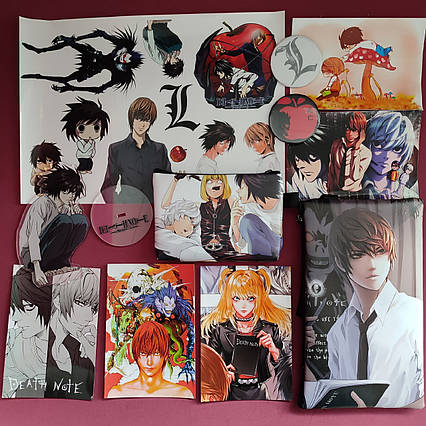 Аніме набір Зошит смерті з акриловою фігуркою L / Death note