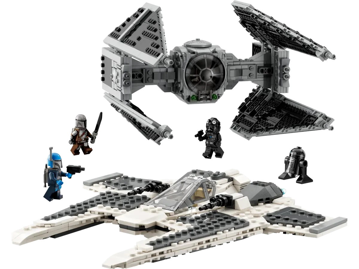 Конструктор LEGO Star Wars Мандалорский истребитель против Перехватчика TIE 957 деталей (75348) - фото 2 - id-p2036839612