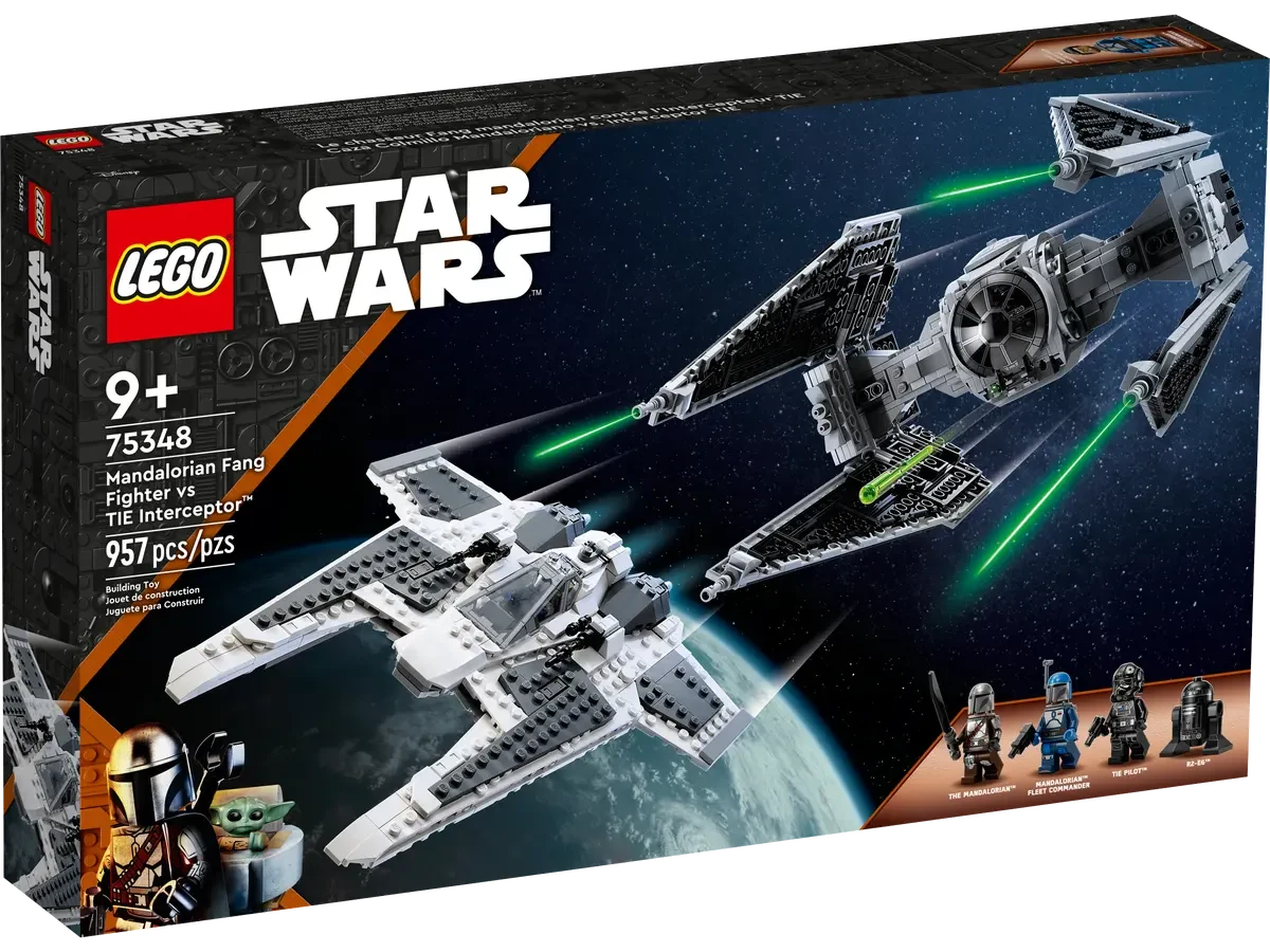 Конструктор LEGO Star Wars Мандалорский истребитель против Перехватчика TIE 957 деталей (75348) - фото 1 - id-p2036839612