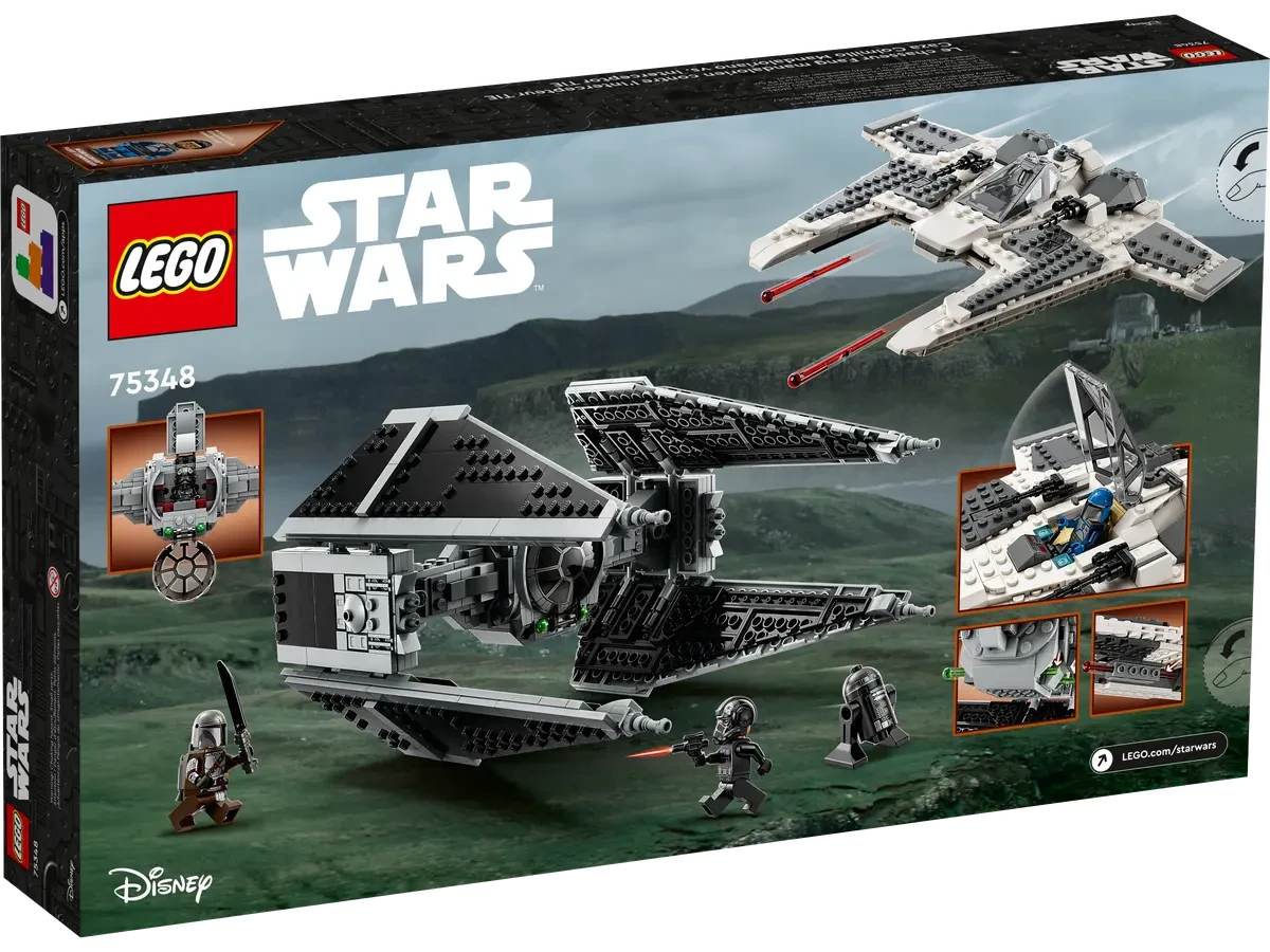 Конструктор LEGO Star Wars Мандалорский истребитель против Перехватчика TIE 957 деталей (75348) - фото 8 - id-p2036839612