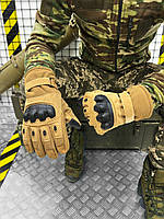 Зимние армейские перчатки койот, тактические военные сенсорные перчатки на флисе койот
