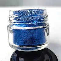Гліттер "Глибоководний синій" 243, дрібний розмір частинок, для декору смоли, 25мл