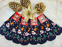 Детские зимние носки новогодние "Рождество", разные цвета