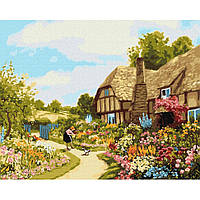 Картина по номерам Сельский пейзаж "Уютный дом" Идейка KHO2233 40х50 см от STOP STRESS
