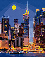 Картина по номерам Города, Городской пейзаж "Улицы Манхэттена"Идейка KHO3611 40х50см от STOP STRESS
