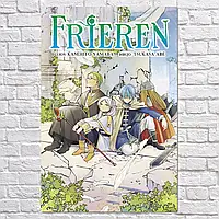 Плакат "Фрирен, провожающая в последний путь, Frieren: Beyond Journey's End", 60×40см