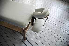 Дерев'яний масажний стіл 1секція з регулюванням висоти KP-9 NEW_ST кушетка для масажиста