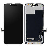 Дисплей iPhone 13 в сборе с сенсором и рамкой black (снятый оригинал)
