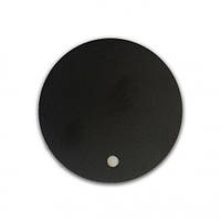 Металлическая пластина для магнитного держателя, черная, круглая