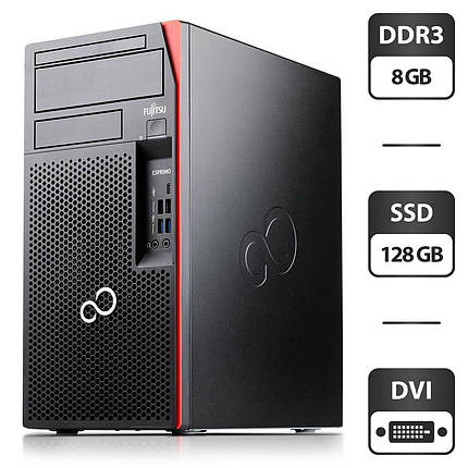 Комп'ютер Fujitsu Esprimo P757 E90 MT/ Celeron G3900/ 8 GB RAM/ 128 GB SSD/ HD 530, фото 1