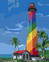 Картина по номерам Морская тематика, Море Art Craft "Маяк Сан Августин. Флорида" 38*50 см 10547-AC