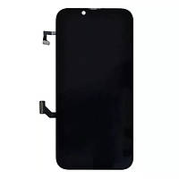 Дисплей iPhone 14 в сборе с сенсором и рамкой black (снятый оригинал)