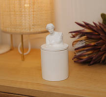 Аромасвічка VENUS CHERRY BLOSSOM WHITE 100% WOOD WAX 165g 35h Гранд Презент NAC 1015W