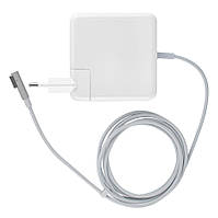 Блок питания для ноутбука APPLE MagSafe 18.5V, 4.6A, 85W, white, квадратный, с евро-адаптером, L-образный