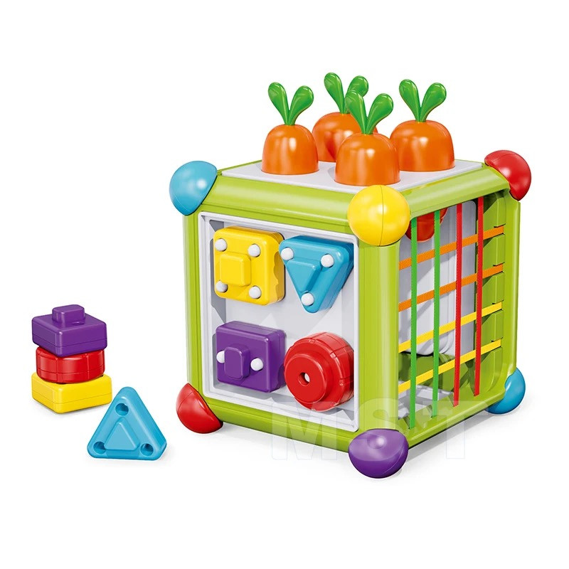 Інтерактивний Бізібук Сортер 6в1 Розвивальна Іграшка Монтессорі для найменших Маленьких