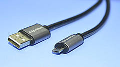 Шнур шт.міcro USB-5pin - шт.USB-A Kruger&Matz 1.0м KM0324