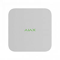 Мережевий відеореєстратор Ajax NVR (8ch) white, роздільна здатність до 4К, підтримка ONVIF/RTSP, декодування