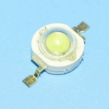 Світлодіод 1Вт білий DRP-1WXSJ30W (6500K, 100-120Lm), без підложки, Китай